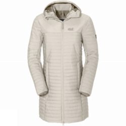 Jack Wolfskin Womens Clarenville Jacket Birch/White Sand